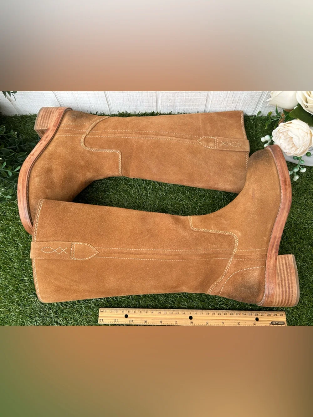 Free People Brown Suede Pull-on Boots